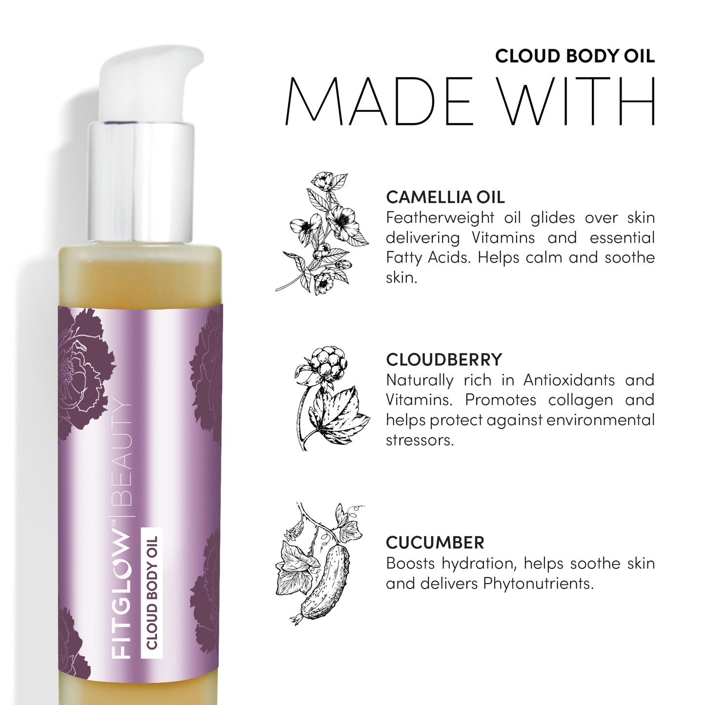 Fitglow Beauty Cloud Body Oil