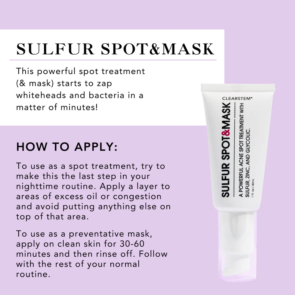 CLEARSTEM Sulfur Spot & Mask